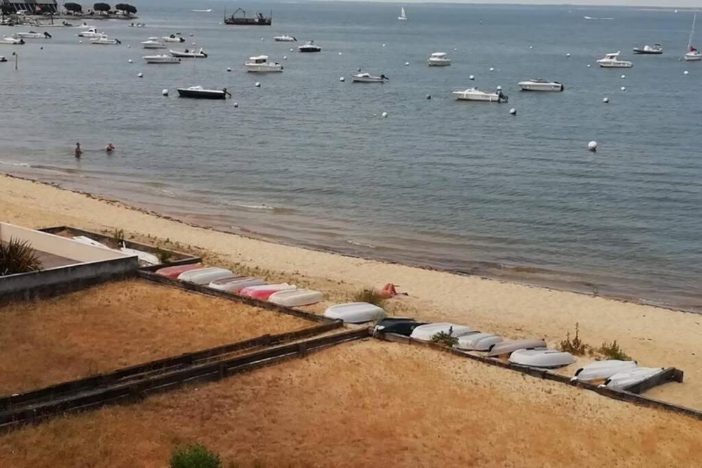 T2 1Ere Ligne Loggia Vue Mer 180 ° Parking Arcachon Dış mekan fotoğraf