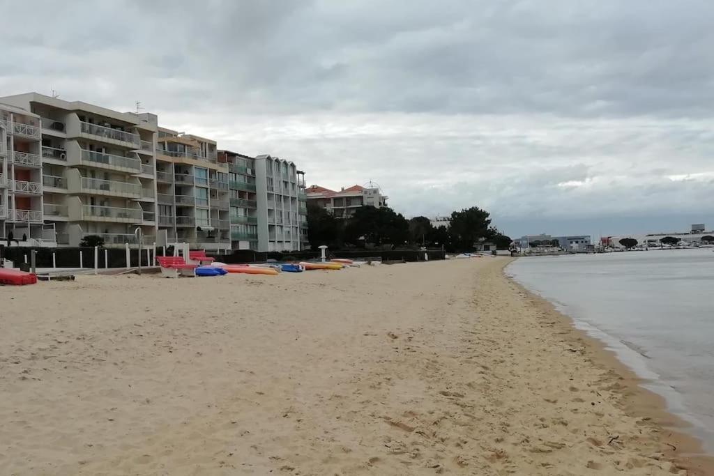T2 1Ere Ligne Loggia Vue Mer 180 ° Parking Arcachon Dış mekan fotoğraf